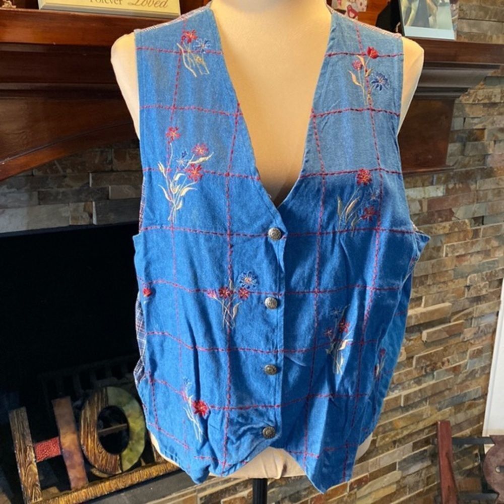 VINTAGE Embroidered Vest